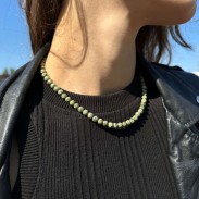 Natural serpentine bracelet