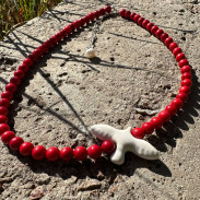 Choker Coral natural