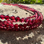 Necklace Natural garnet