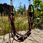 Necklace Natural garnet