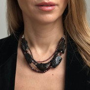 Necklace Natural garnet