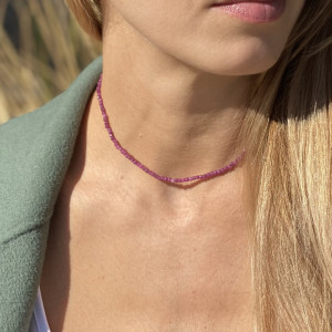 Choker Ruby natural