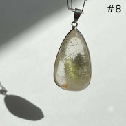 Pendant Landscape quartz natural lodolite phantom or aquarium quartz