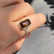 Tourmaline Dravit Ring