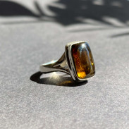 Tourmaline Dravit Ring