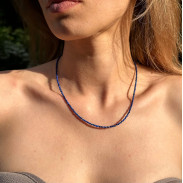 Natural Lapis lazuli necklace