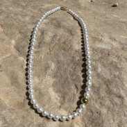 Choker Pearl natural small good quality