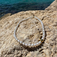 Choker Pearl natural small good quality