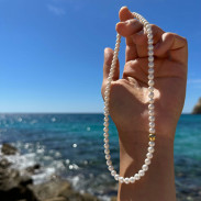 Choker Pearl natural small good quality