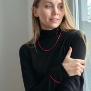 Ожерелье Коралл натуральный