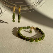 Gift for a jade wedding Natural Jade Bracelet
