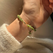 Gift for a jade wedding Natural Jade Bracelet
