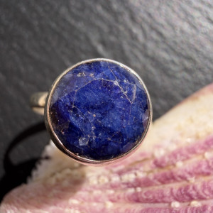 Silver Sapphire Ring
