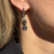 Earrings Tourmaline natural