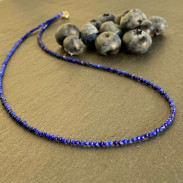 Natural Lapis lazuli necklace