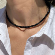Choker natural agate