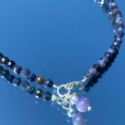 Necklace Sapphire and Tanzanite