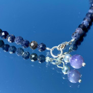 Necklace Sapphire and Tanzanite