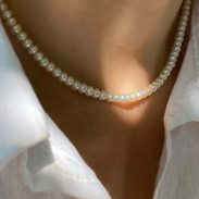 Choker Pearl natural