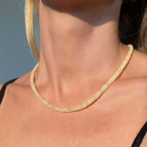 Natural Opal Necklace Ethiopia