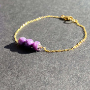 Charoite bracelet