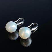 Gift for her Earrings with natural pearls