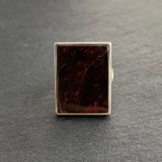 Silver Jasper Ring