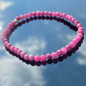 Natural ruby bracelet