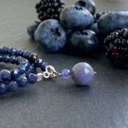 Necklace Sapphire and Tanzanite