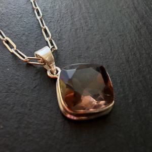 Silver Sultanite Pendant